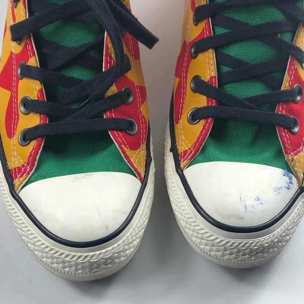 Converse Chuck Taylor All Star Print High Wordmark Shoes MENS 9/WOMENS 11 - Picture 6 of 10
